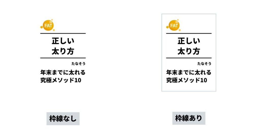 Kindle電子書籍表紙の背景の比較