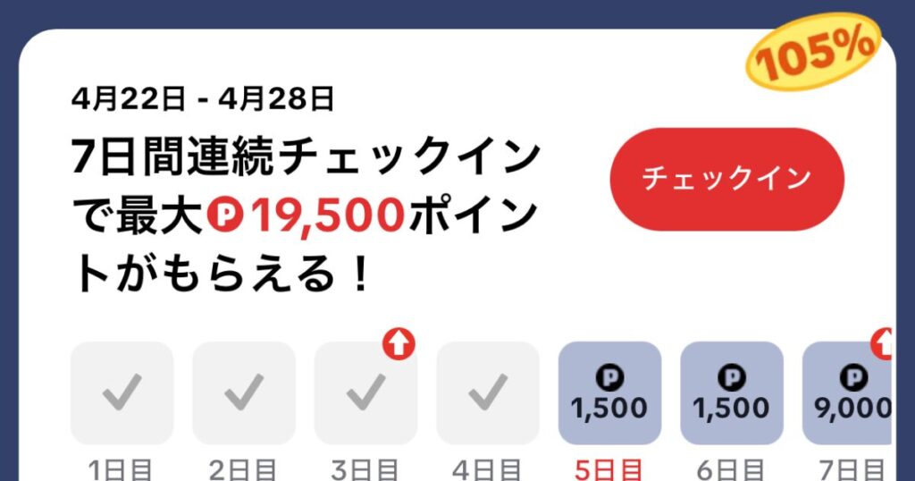 TikTok Liteチェックイン