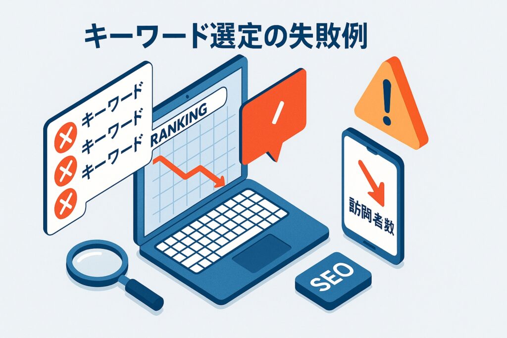 ブログキーワード選定の失敗例
